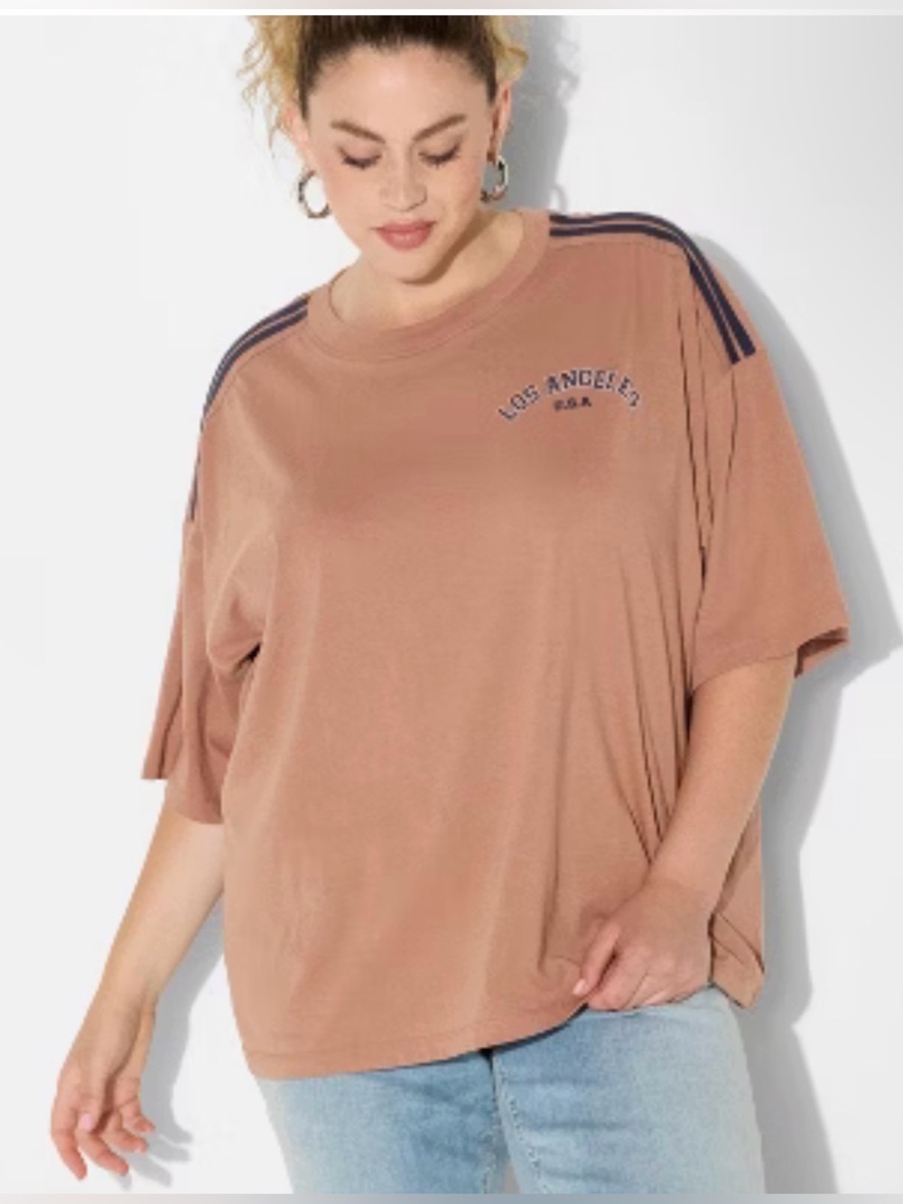 Vinyl Threads Los Angeles Graphic Oversized Tee – XXL NWT